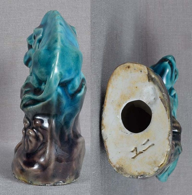19c Chinese porcelain sculpture MYTHICAL BEAST - 6