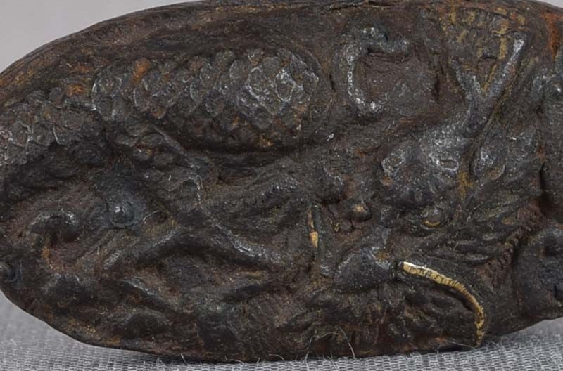 18c Japanese sword KASHIRA DRAGON - 6