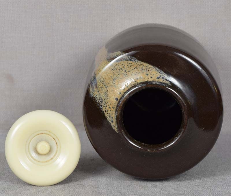 1920s Japanese Kyoto tea ceremony CHAIRE signed - 3