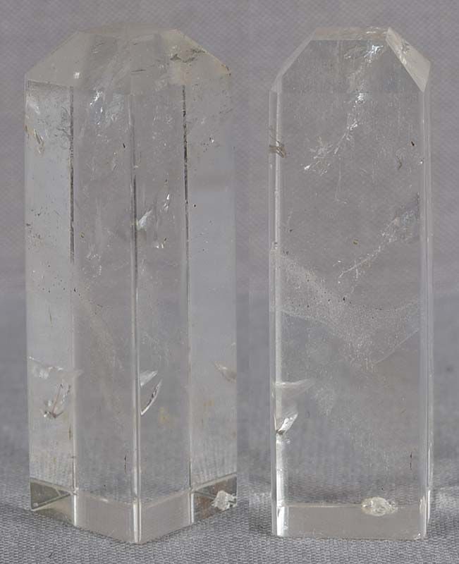 19c Chinese scholar ROCK CRYSTAL SEAL BLANK - 3
