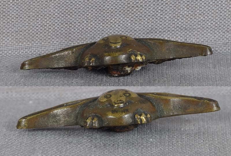 18c pair Japanese sword MENUKI RABBITS - 5