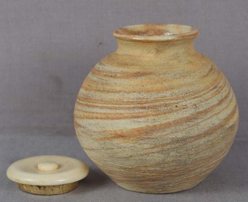 1900s tea ceremony NERIAGE CHAIRE tea caddy marked - 3