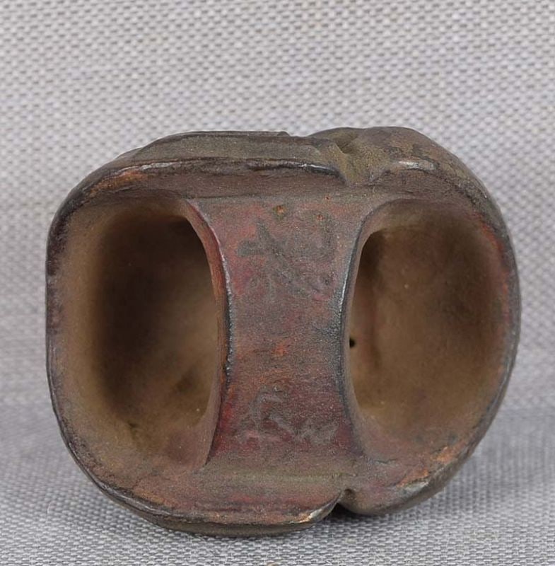 19c netsuke MASK BESHIMI by RYUUN - 3