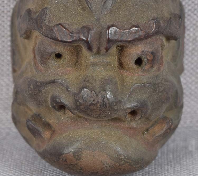 19c netsuke MASK BESHIMI by RYUUN - 4