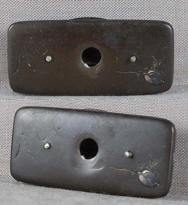 19c Japanese MAE-KANAGU pouch clasp RUNNING BOAR - 5