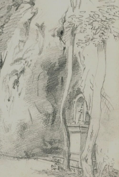 Road Rocks Yonne Landscape - Drawing Vintage Pencil Original: Title: Road Rocks Yonne Landscape - Drawing Vintage Pencil Original Description: Pencil on paper 17,5 x 22,5 cm / 6.88 x 8.85 inches stains Reserve: $40.00 Shipping: Domestic: Flat-rate of $