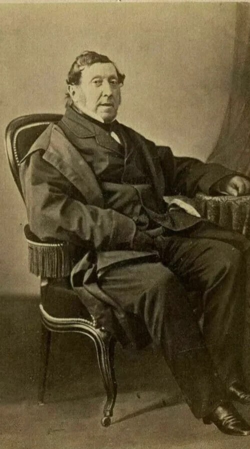 CDV Photo – Composer Gioachino Rossini – Mayer & Pierson Albumen c.1865 - 2