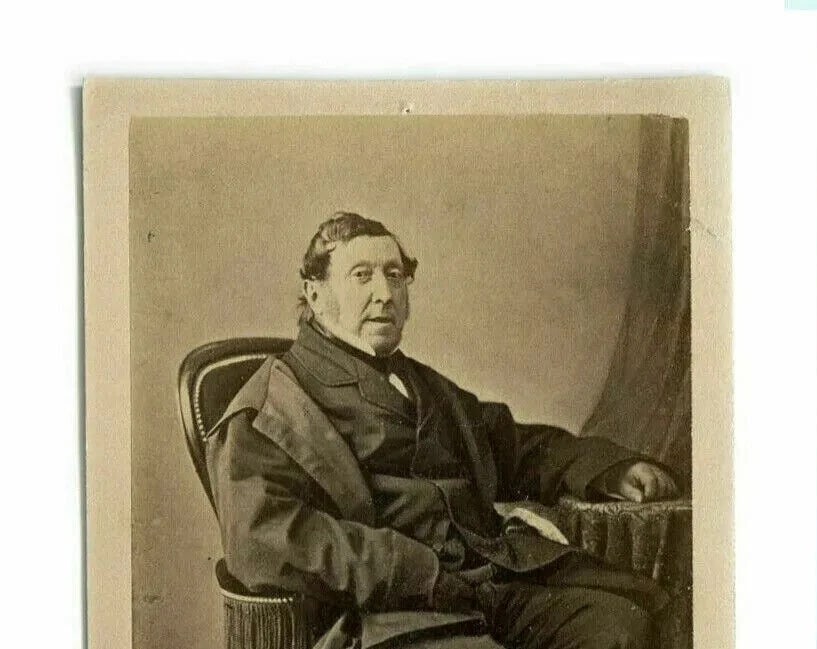 CDV Photo – Composer Gioachino Rossini – Mayer & Pierson Albumen c.1865 - 3