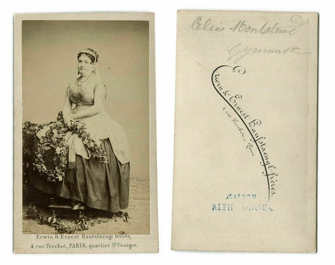 CDV Photo – Célina Montaland – Actress & Singer – L. Crémière, (1 of 8)