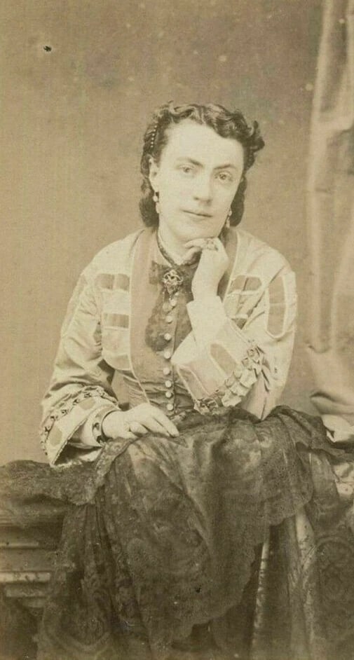 CDV Photo – Emma Valladon, Opera Performer – Ulric Grob, Albumen c 1864 (1 of 8)
