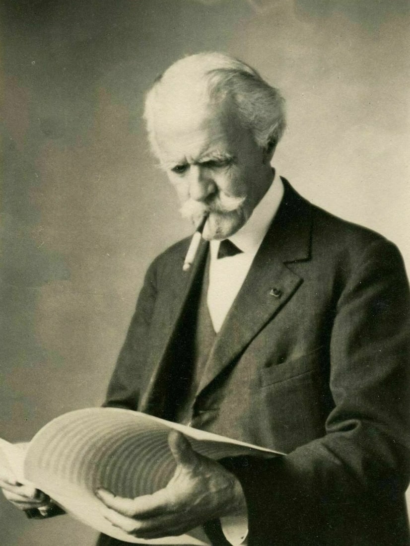 Boris LIPNITZKI - Vincent D'indy Portrait c. 1930 Vintage Photographs (1 of 8)