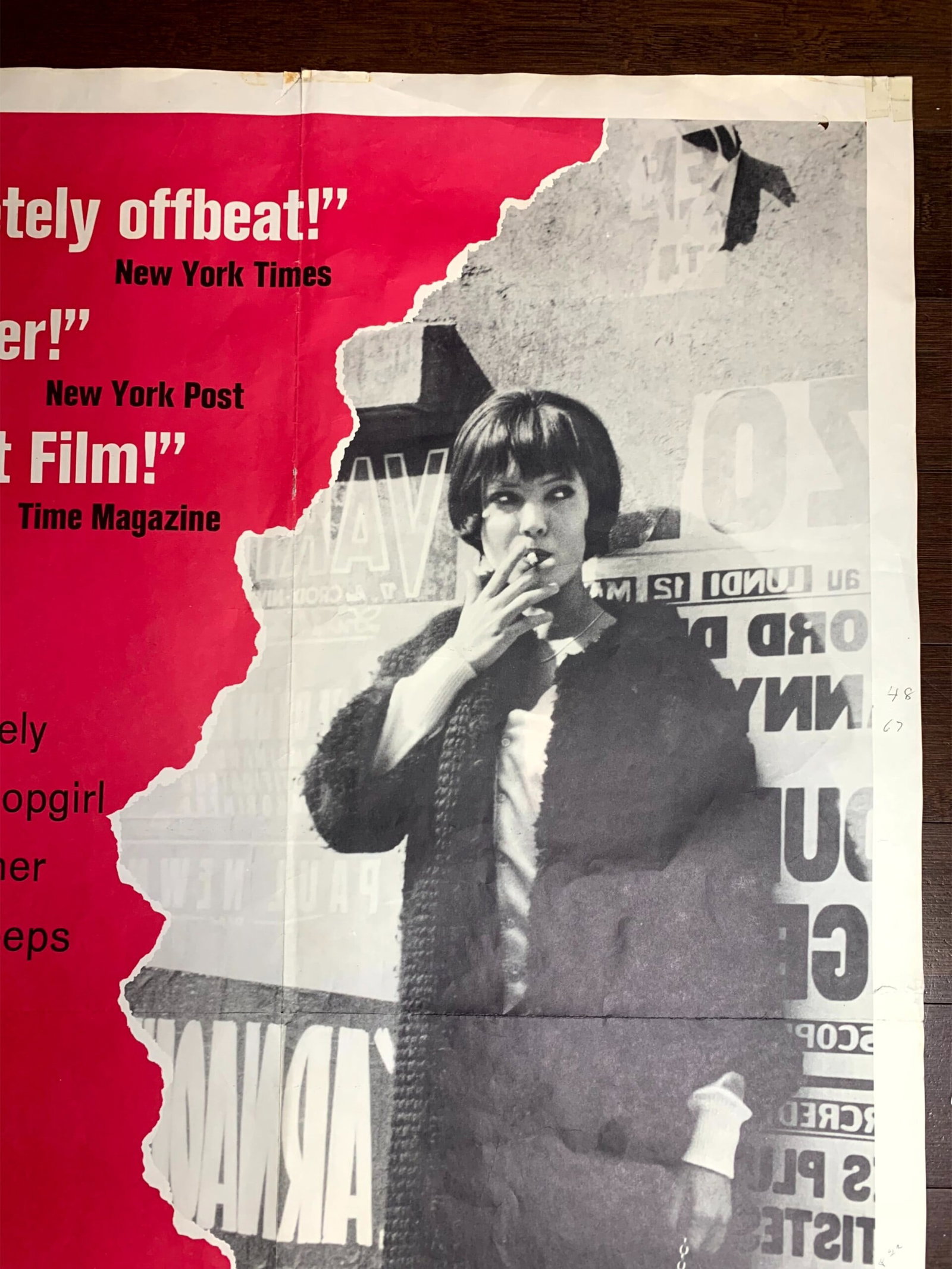 My Life To Live - Dir. Jean Luc Goddard (1962) US One Sheet Movie Poster - 6