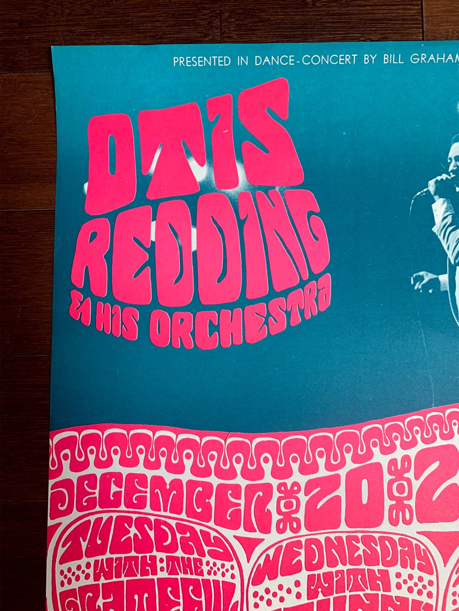 Otis Redding - Grateful Dead (1966) 14x22.5 US Music Poster bg-43 Exc. Cond. - 4
