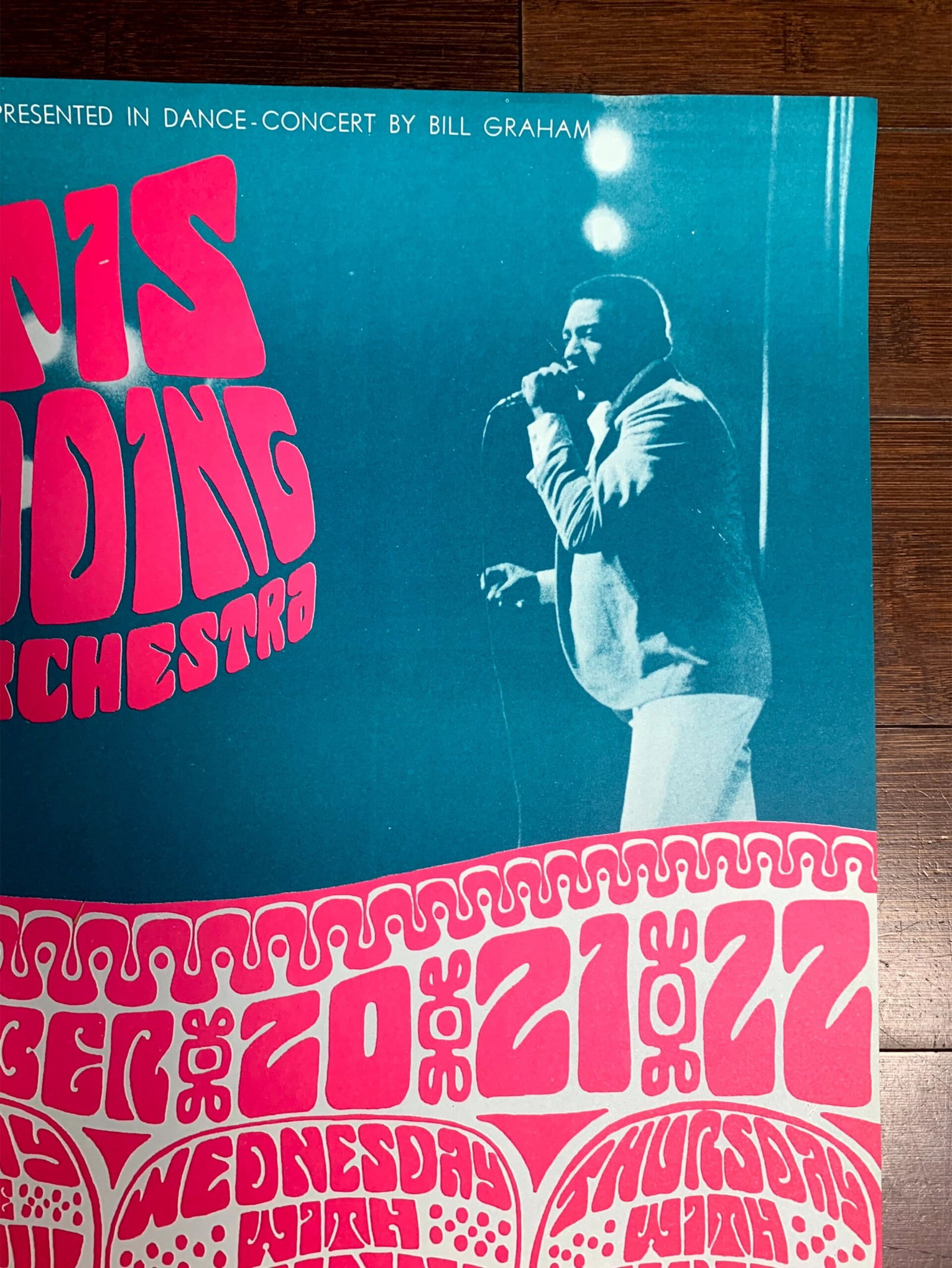 Otis Redding - Grateful Dead (1966) 14x22.5 US Music Poster bg-43 Exc. Cond. - 5