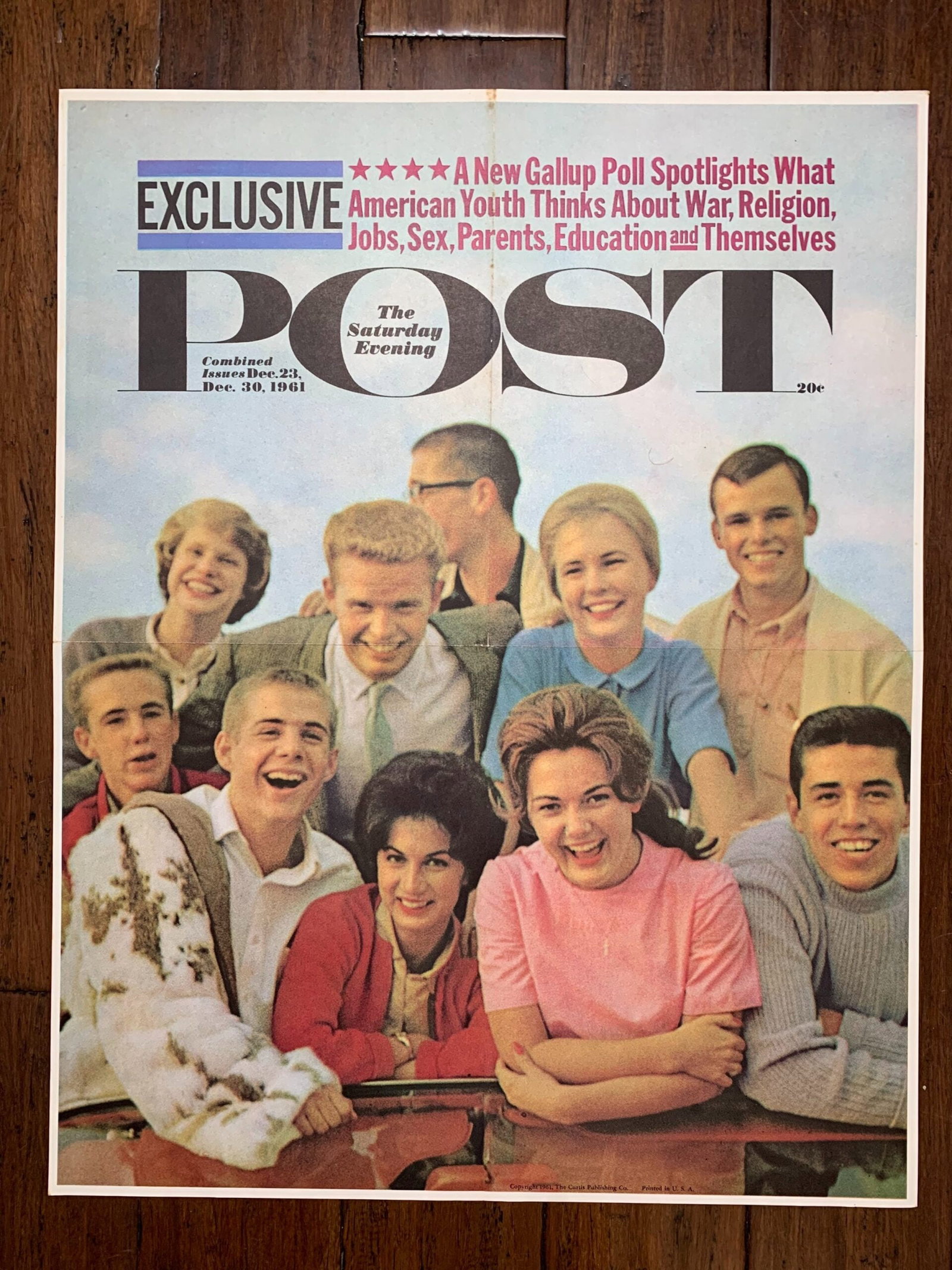 Saturday Evening Post - Art By Bill Bridges (1961) 22x28 US Newstand Poster: Title: Saturday Evening Post - Art By Bill Bridges (1961) 22x28 US Newstand Poster Description: Saturday Evening Post - Art By Bill Bridges (1961) 22x28 US Newstand Poster Please refer to the attached