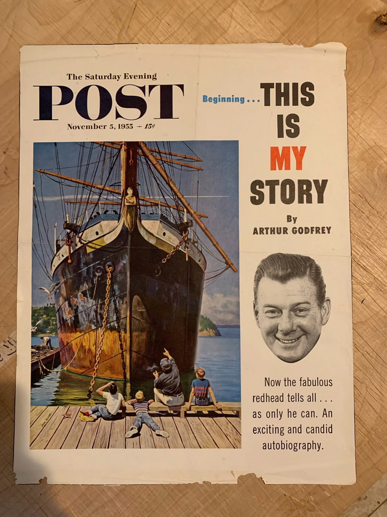 Saturday Evening Post - Art By John Falter (1955) 16x24 US Newstand Poster - 2