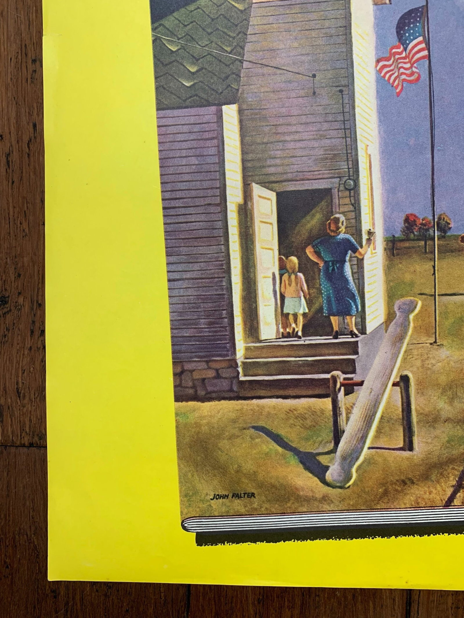 Saturday Evening Post - Art By John Falter (1953) 22x28 US Newstand Poster - 3