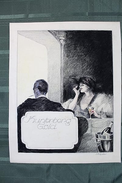 Kupferberg Gold Champagne Advertisement By Julius U. Engelhard (France, 1900's) 12.2x15.6 Poster (1 of 1)