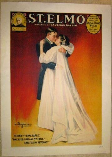 St. Elmo Stage Play LB Poster Circa (1909) - Pretty Artwork! (1 of 1)