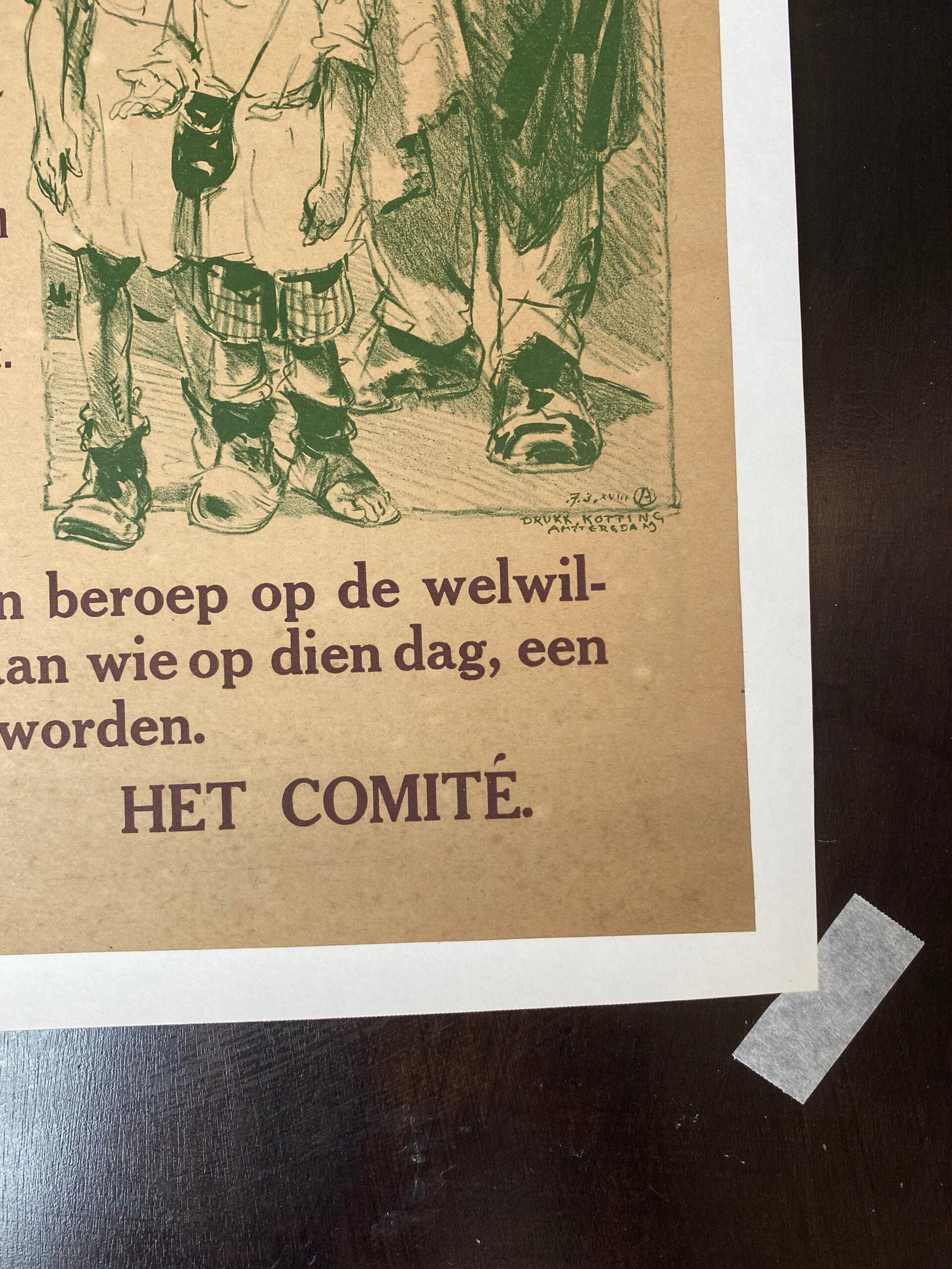 Kinderkleeding - Art By Alfred Ost (1918) 15.5x23.5 Dutch Poster LB - 3