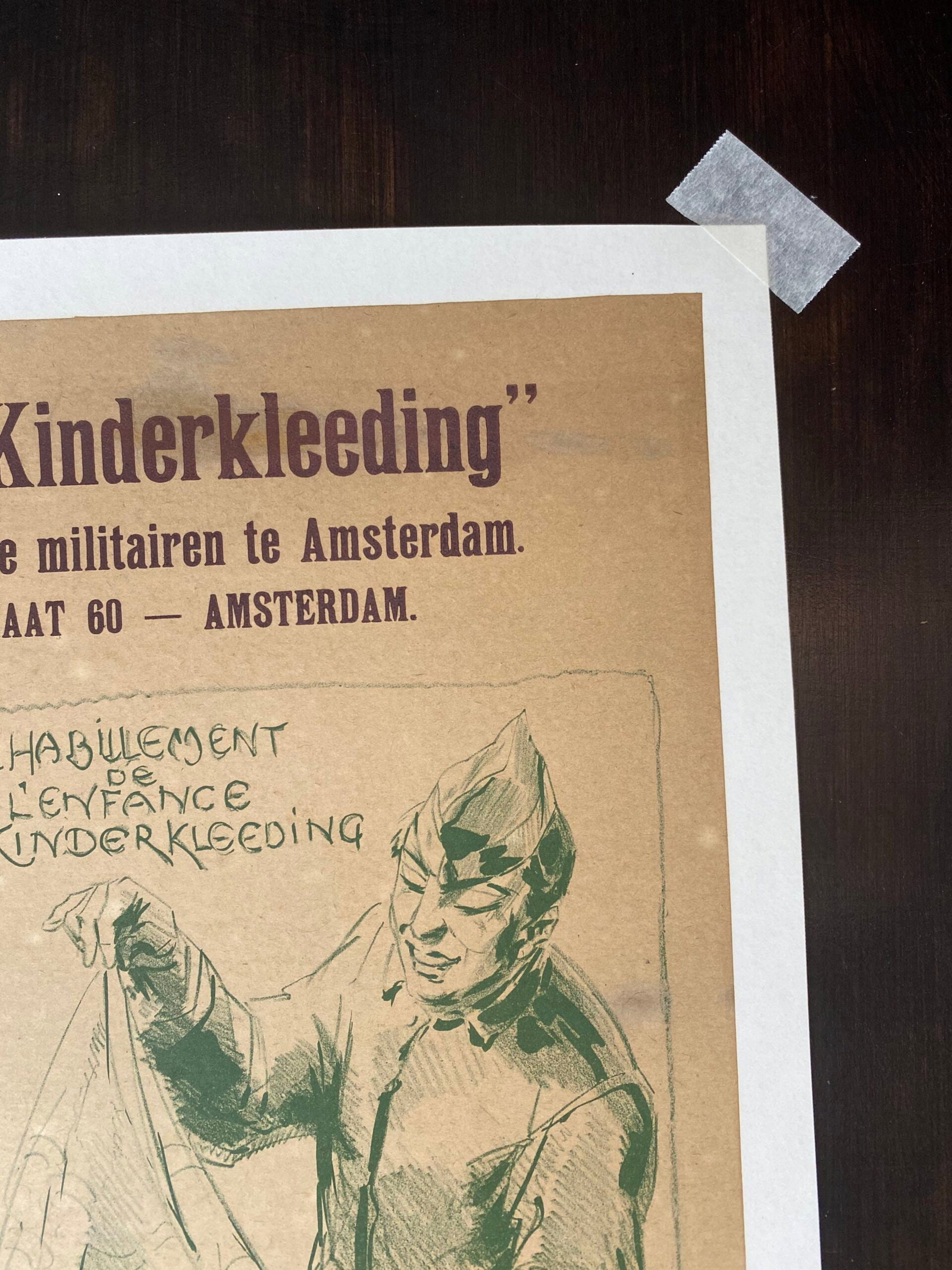 Kinderkleeding - Art By Alfred Ost (1918) 15.5x23.5 Dutch Poster LB - 4