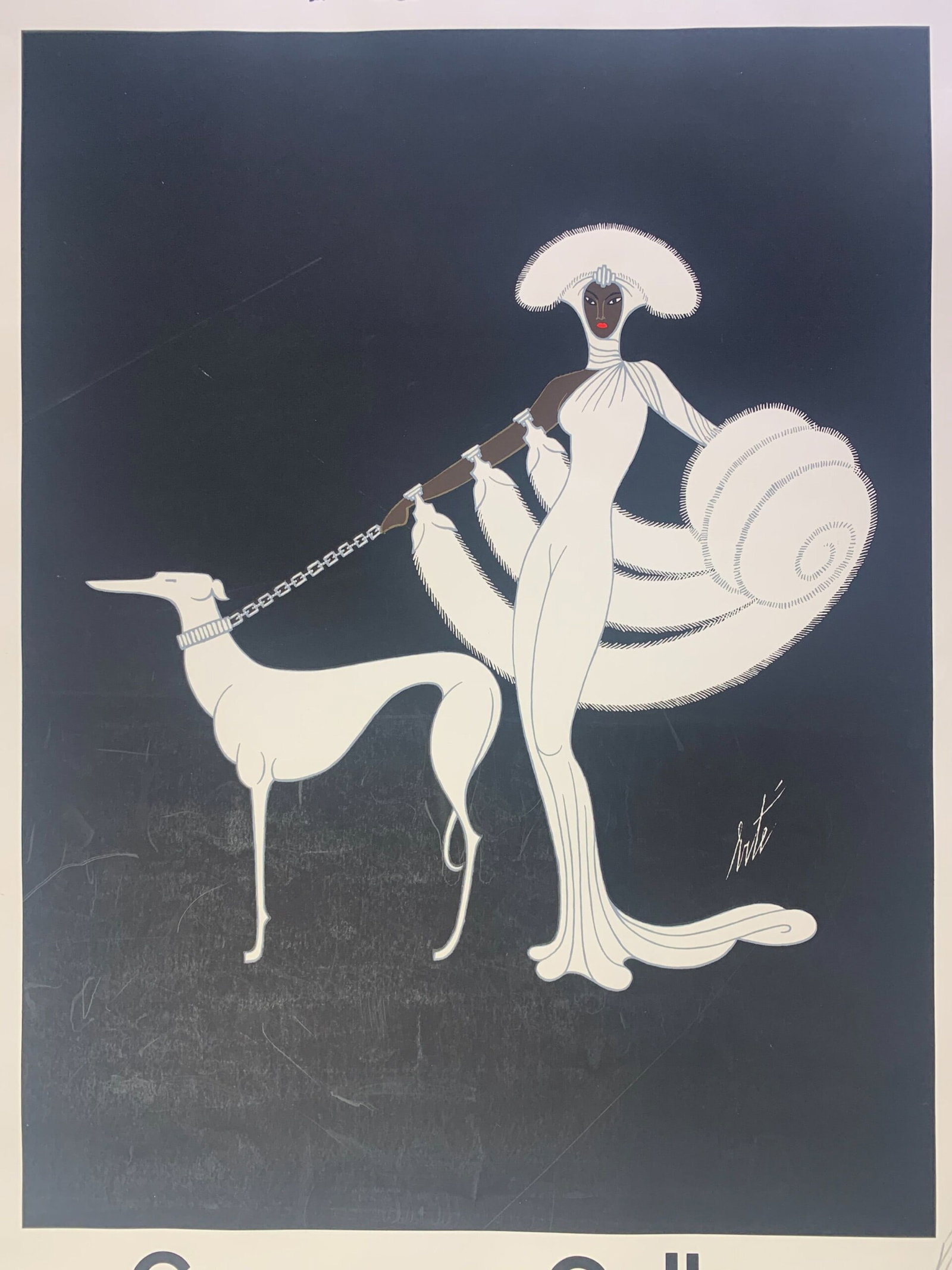 Erte - Grosvenor Gallery (1982) 23.5x31.75 UK Signed Gallery Poster - 3