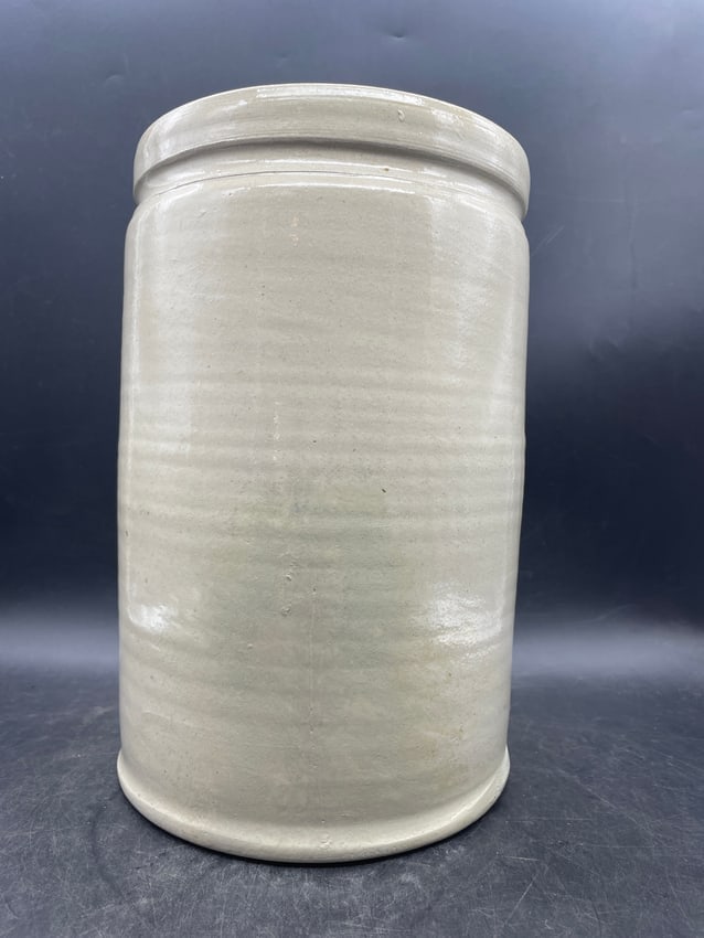 2 Gal Stoneware Crock Cobalt Decorated - 4