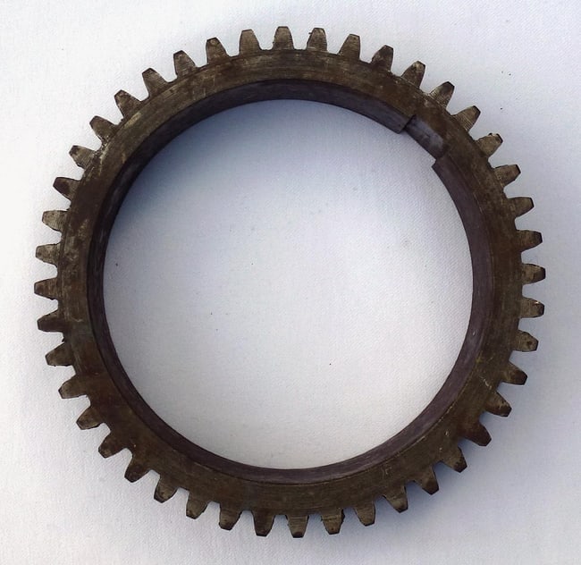 2 large decorative industrial iron gears - 10