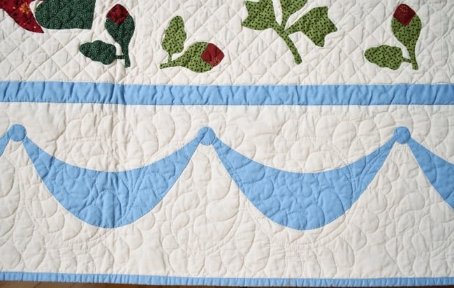 Album Wedding Applique Quilt, Signed & Dated - 11