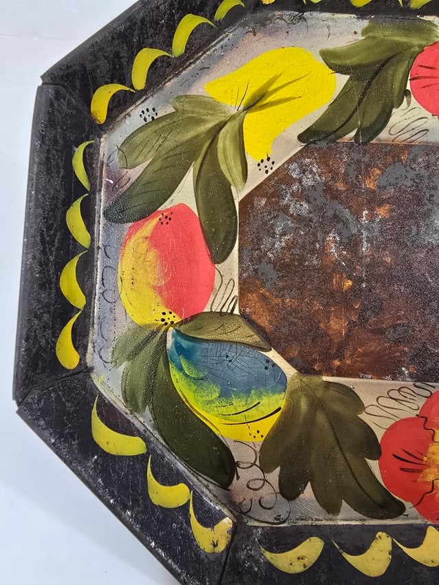Tole ware tray - 4