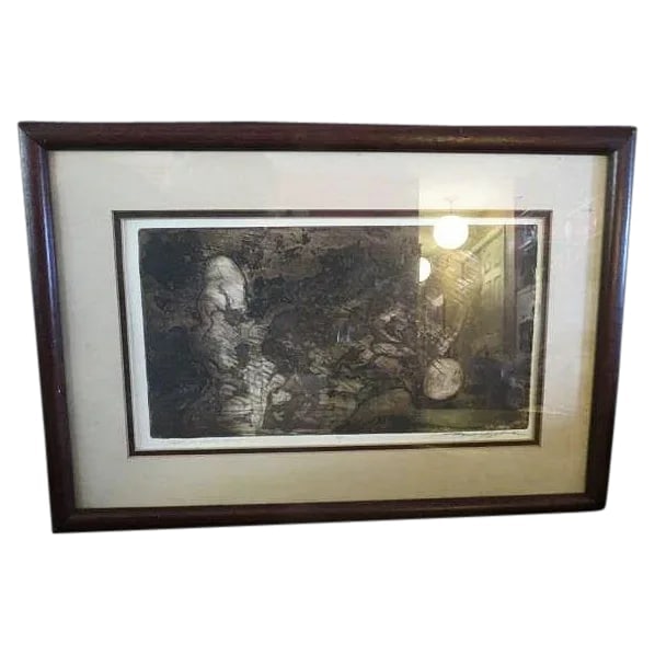Original Vintage Engraving signed 1980 AP Artist Proof (1 of 17)