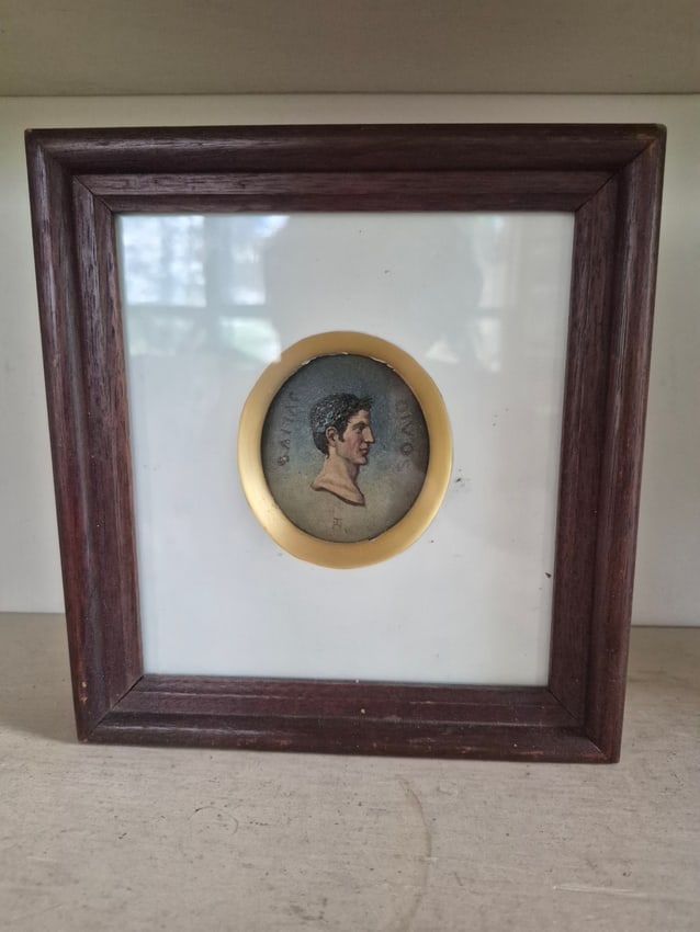Julius Caesar on stone, Pennsylvania 1876 (1 of 3)