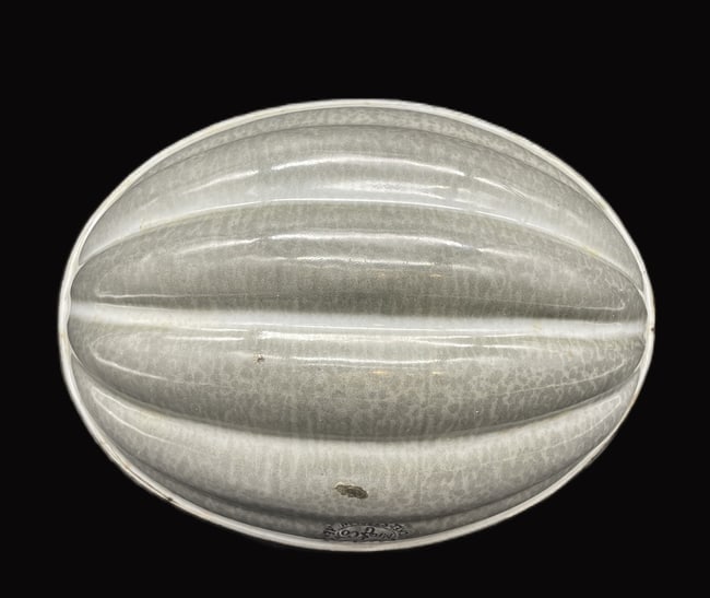 EXTRA AGATE L&G MFG GRANITEWARE ENAMEL MELON MOLD - 4