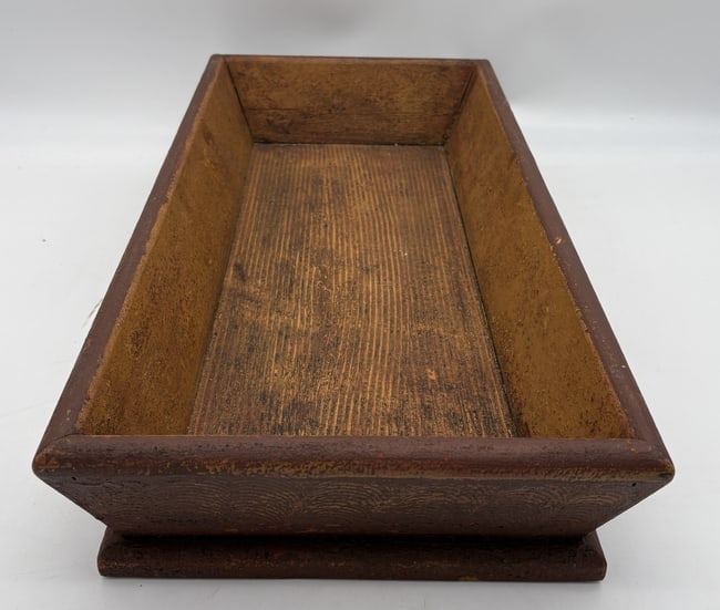 Primitive Large Wood Trencher Dough Box - 5