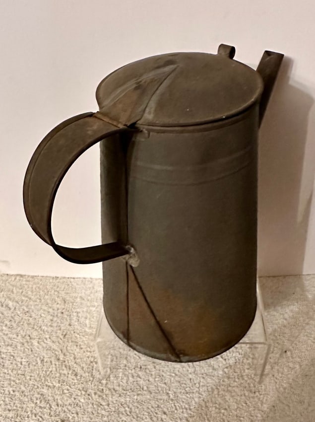7" Tin Coffee Pot, 19th Century - 5