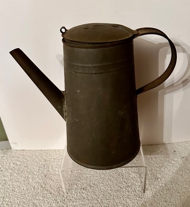 7" Tin Coffee Pot, 19th Century - 6