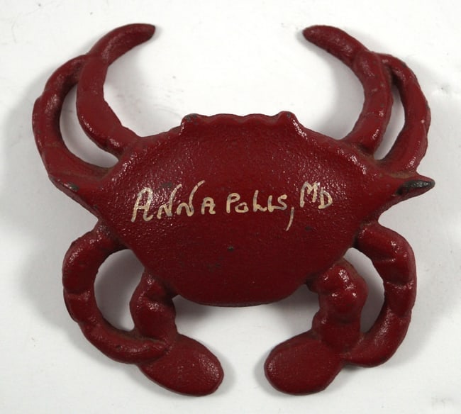 Antique Crab Cast Iron Bottle Opener Annapolis (1 of 4)