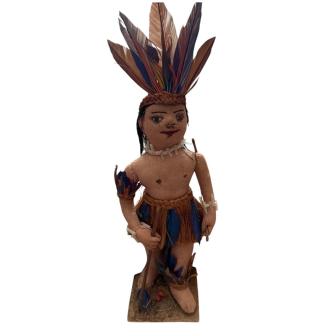 Vintage 1930s Indian Cloth Doll (1 of 10)