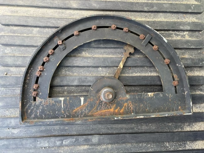 1930's Brass Elevator 12 Floor Indicator - 2