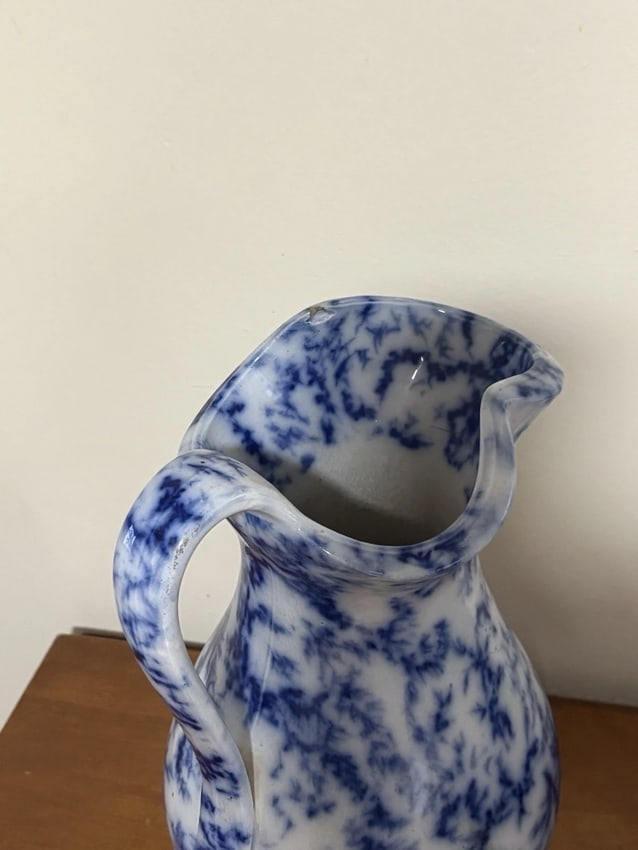 Marble Flow Blue Pitcher - 4