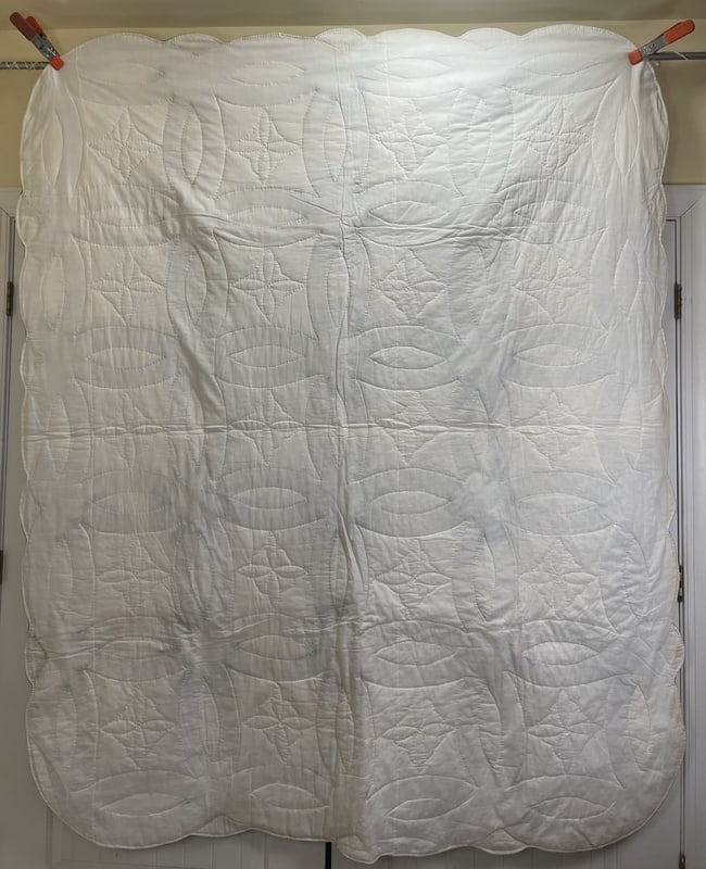 Wedding Ring Quilt 83" x 66" - 5