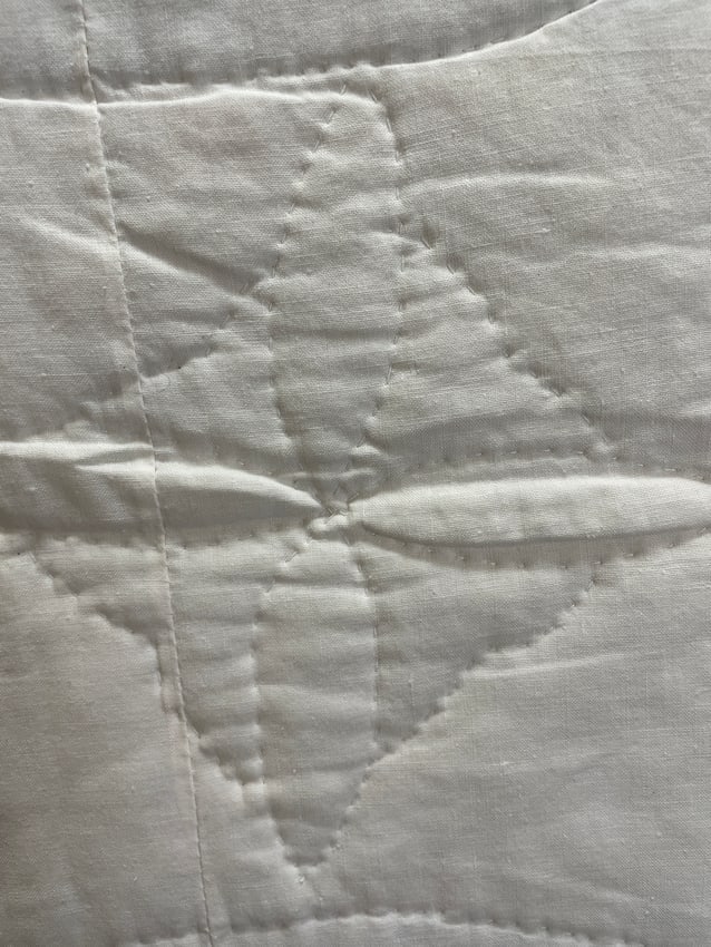 Wedding Ring Quilt 83" x 66" - 7