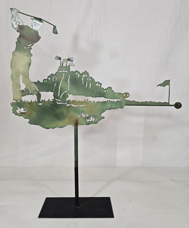 Vintage golfer weathervane (1 of 5)