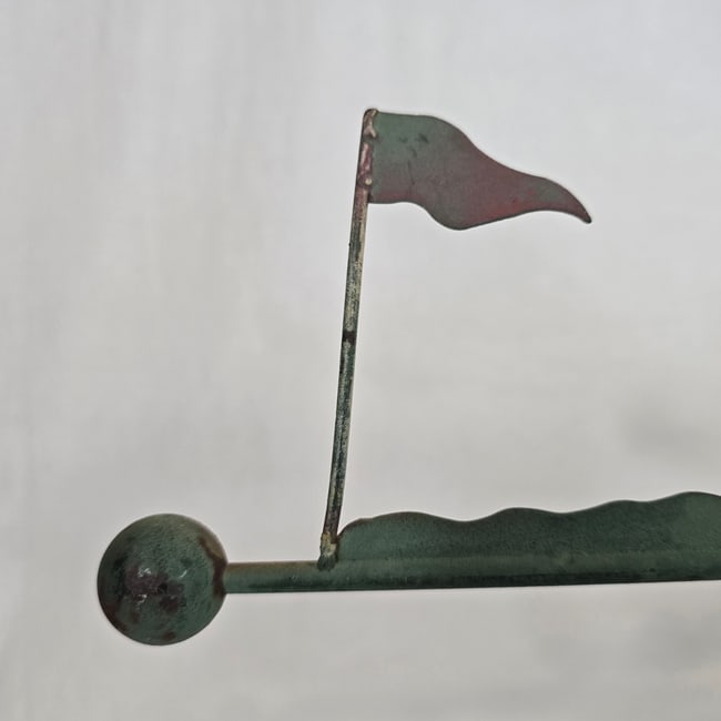 Vintage golfer weathervane - 2