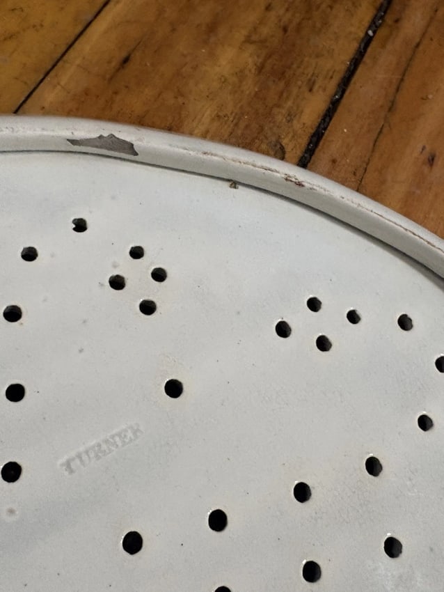 Rare Staffordshire Platter W/ Stainer Insert - 9