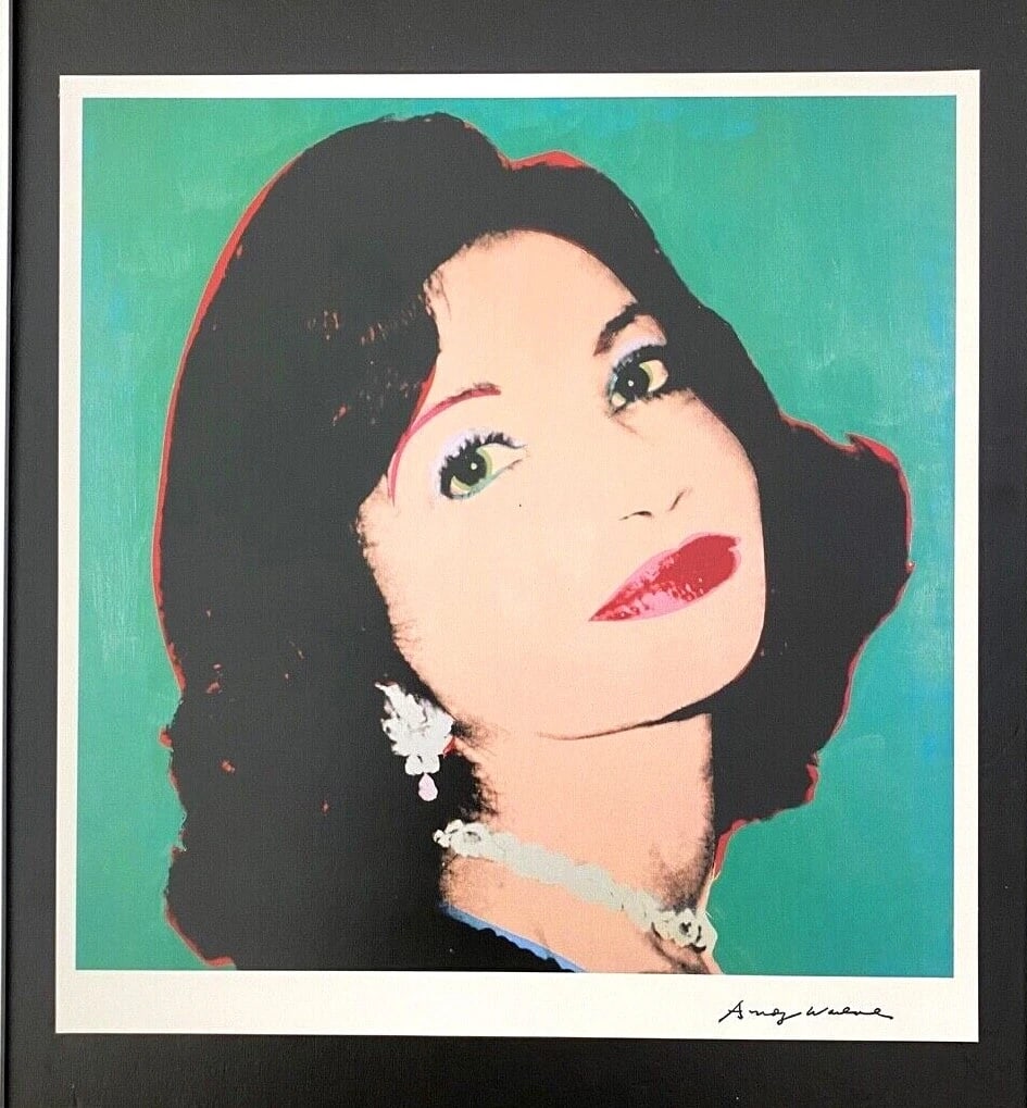 ANDY WARHOL PRINCESS OF IRAN Signed 1984 Print Framed Ready to Hang - 2