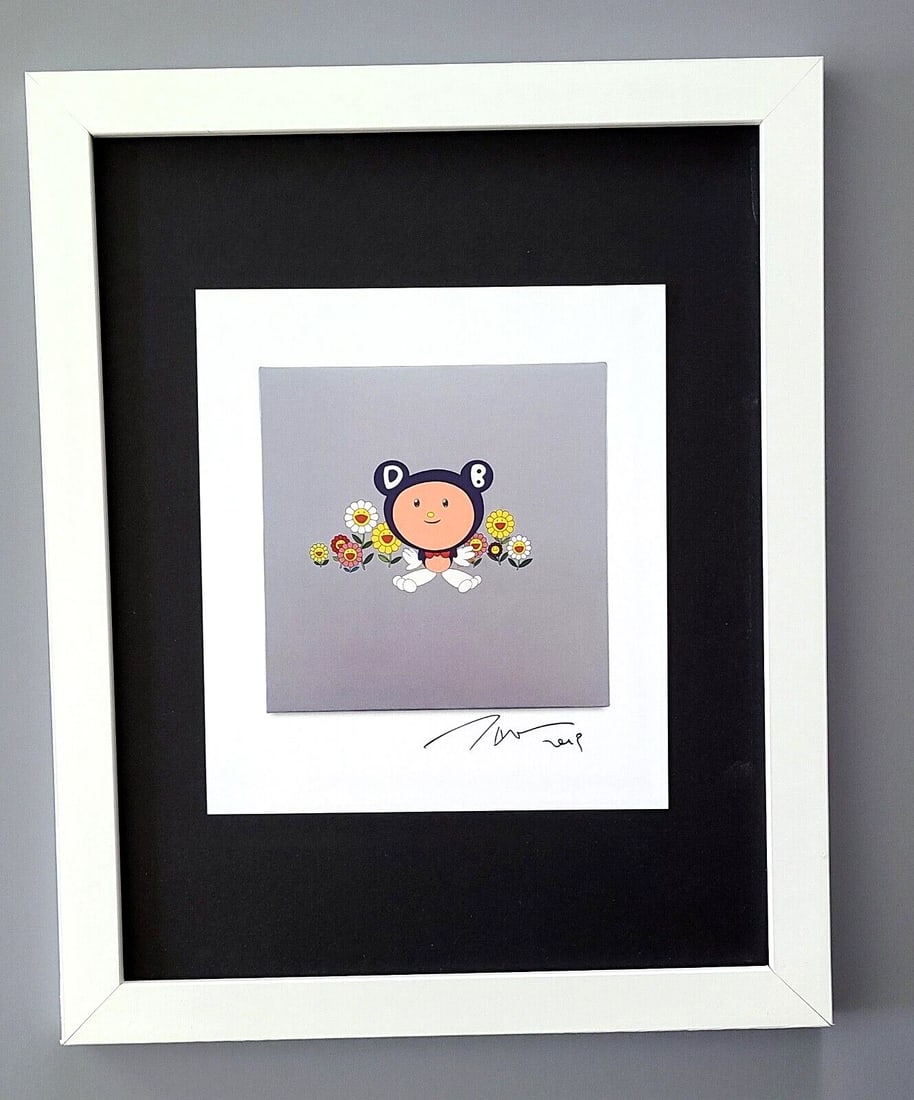 TAKASHI MURAKAMI + AWESOME SIGNED ART PRINT FROM JAPAN + WITH NEW FRAME (1 of 2)