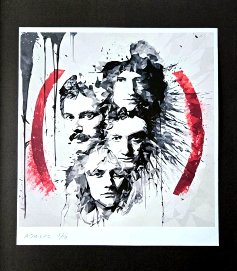 ALEXANDER DULAC | MY CUBIST QUEEN Hand Signed Authentic Print Ed. of 10 COA - 3