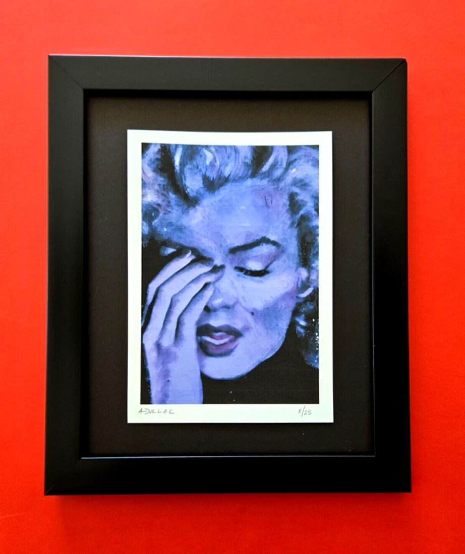 ALEXANDER DULAC | MARILYN MONROE Hand Signed Authentic Print Edof 25 COA+: My art is a celebration of the grandeur and splendor of the Legends of our Time. Through my portraits, I seek to immortalize those who not only define but also inspire aspiration and luxury in our