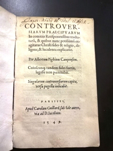 1549 Vellum Fine Paris Printing Crible Initials (1 of 5)